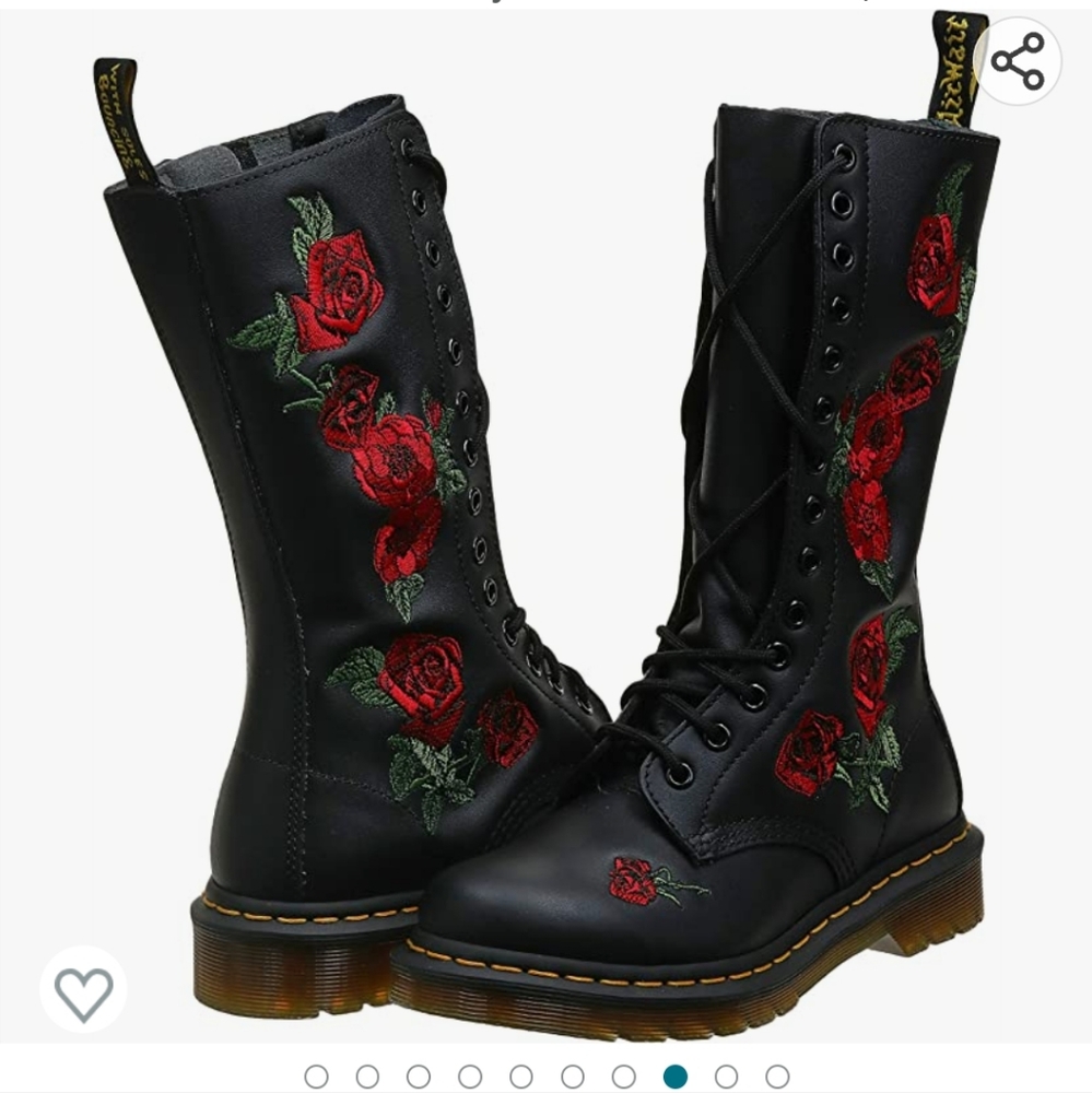 SOLD - Dr. Martens Women's 14-Eye Vonda Casual Boot, Black 8